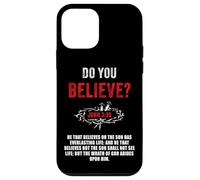 John 3:36 He That Believes Not The Son Shall Not See Life Custodia per iPhone 12 mini