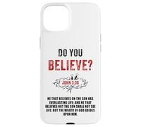 John 3:36 He That Believes Not The Son Shall Not See Life Custodia per iPhone 15 Plus