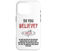 John 3:36 He That Believes Not The Son Shall Not See Life Custodia per iPhone 16 Pro
