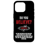 John 3:36 He That Believes Not The Son Shall Not See Life Custodia per iPhone 16 Pro