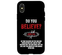 John 3:36 He That Believes Not The Son Shall Not See Life Custodia per iPhone X/XS