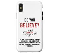 John 3:36 He That Believes Not The Son Shall Not See Life Custodia per iPhone X/XS