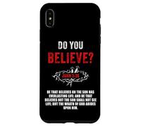 John 3:36 He That Believes Not The Son Shall Not See Life Custodia per iPhone XS Max
