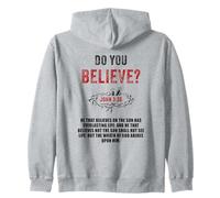 John 3:36 He That Believes Not The Son Shall Not See Life Felpa con Cappuccio