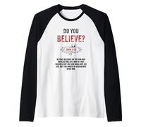 John 3:36 He That Believes Not The Son Shall Not See Life Maglia con Maniche Raglan