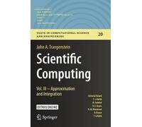 John A. Trangenstein Scientific Computing (Copertina rigida)