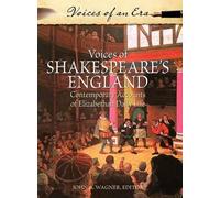 John A. Wagner Voices of Shakespeare's England (Copertina rigida)