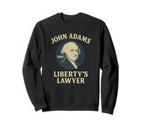 John Adams Liberty's Lawyer 1800 Padre fondatore Felpa