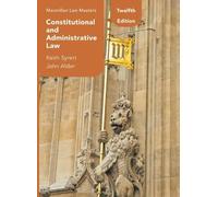 John Alder Keith Syrett Constitutional and Administrative Law (Tascabile)