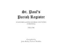 John B C Nicklin St. Paul's Parish Register (Tascabile)