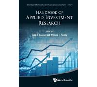 John B Guerard Jr Handbook Of Applied Investment Research (Copertina rigida)