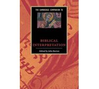 John Barton The Cambridge Companion to Biblical Interpretation (Tascabile)