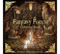 John Bauer Fantasy Forest Coloring Book (Tascabile)