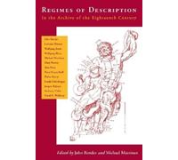 John Bender Regimes of Description (Copertina rigida)