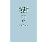 John Bennett Boddie Historical Southern Families (Tascabile)