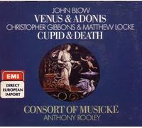 John Blow: Venus and Adonis. Christopher Gibbons and Matthew Locke: Cupid and Death. (music CD)
