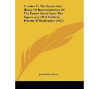John Brazer Dav A Letter To The Senate And House Of Representatives (Tascabile)