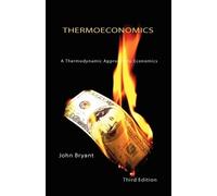John Bryant Thermoeconomics (Tascabile)