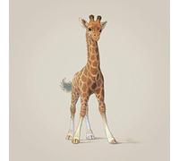 John Butler Stampa su Tela Giraffe, Cotone, Multicolore, 1.80 x 40.00 x 40.00 cm
