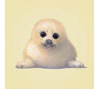 John Butler Stampa su Tela Seal, Cotone, Multicolore, 1.80 x 40.00 x 40.00 cm