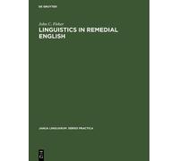 John C. Fisher Linguistics in remedial English (Copertina rigida)