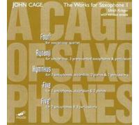 John Cage Works for Saxophone, The (Krieger) (CD) Album