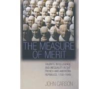 John Carson The Measure of Merit (Copertina rigida)