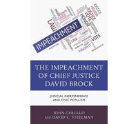 John Cerullo David C. S The Impeachment of Chief Justice Davi (Copertina rigida)