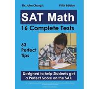 John Chung Dr. John Chung's SAT Math Fifth Edition (Tascabile)