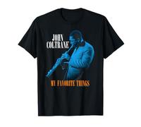 John Coltrane Le Mie Cose preferite Blu Foto Maglietta