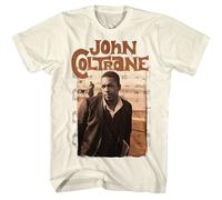 John Coltrane - Sepia E Note - Classici Americani - Adulto Off-White Solido