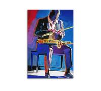 John ColtranePoster da parete su tela, motivo: musica e film, decorazione per soggiorno e camera da letto, 30 x 45 cm, senza cornice