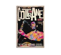 John ColtranePoster da parete su tela, motivo: musica e film, decorazione per soggiorno e camera da letto, 30 x 45 cm, senza cornice