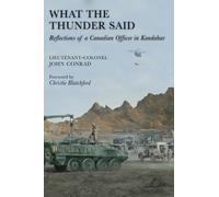 John Conrad What the Thunder Said (Tascabile)