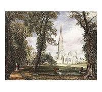 John Constable Salisbury Cathedral From The Bishops Garden Unframed Wall Art Print Poster Home Decor Premium Cattedrale A partire dal Giardino Parete Manifesto Casa