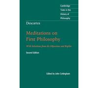 John Cottingham Descartes: Meditations on First Philosophy (Tascabile)