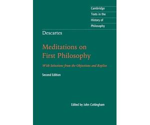 John Cottingham Descartes: Meditations on First Philosophy (Tascabile)