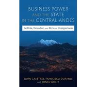 John Crabtree Jonas Wolff Business Power and the State in t (Copertina rigida)