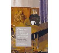 John D Jackson Obstacles to Fairness in Criminal Proceedings (Copertina rigida)