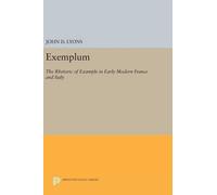 John D. Lyons Exemplum (Copertina rigida) Princeton Legacy Library