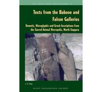 John D. Ray Texts from the Baboon and Falcon Galleries (Tascabile)