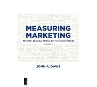 John Davis Measuring Marketing (Tascabile)