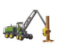 MODELLINO BRUDER JOHN DEERE 1270G TAGLIA TRONCHI CON BRACCIO MECCANICO
