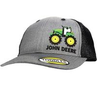 John Deere 3D Gomma Trattore Stampa Bambini Baseball Cappello Cap-Charcoal-One
