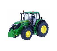 John Deere 6195M Trattore 1:32 Britains Farm 43150 In Metallo E Plastica