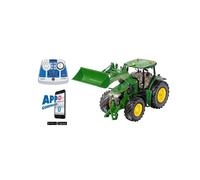 John Deere 7310R con caricatore frontale e controller Bluetooth
