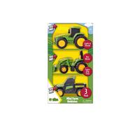 John Deere 9100039 Trattori Mini Veicoli, 3 Pezzi