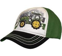 John Deere Bambini Trattore Scena Twill Cappello, Verde