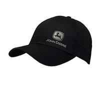 John Deere Black with Silver John Deere Logo Snapback Hat - 13080428BK00
