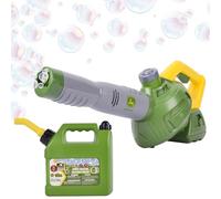 John Deere Bubble Leaf Blower giocattolo per bambini include una bombola di gas di ricarica per bolle da 40 once, macchina per bolle all'aperto per bambini, facile da usare, gioco all'aperto, ottimo